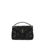 Saint Laurent Black Lamb Leather Shoulder Bag
