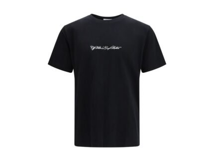 Off-White Black Cotton T-Shirt