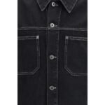 Off-White Black Cotton Denim Jacket - Image 3