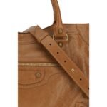 Geantă Balenciaga City Bag Medium Bej Aries Din Piele - imagine 4