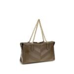 Valentino Garavani Brown Calf Leather Bos Taurus Shoulder Bag - Image 3