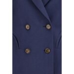 Blazé Milano Blue Linen Blazer - Image 3