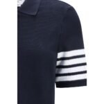 Thom Browne Blue Cotton Casual Dress - Image 3