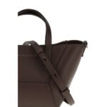 Geantă Brunello Cucinelli Bordeaux din Piele - imagine 4
