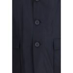 Thom Browne Blue Polyester Coat - Image 3