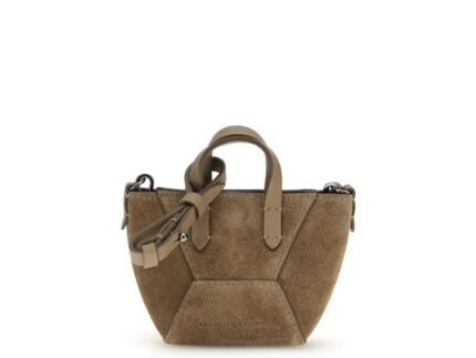 Geantă Brunello Cucinelli Maro din Piele