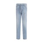Dsquared² Blue Cotton Straight-Leg Jeans