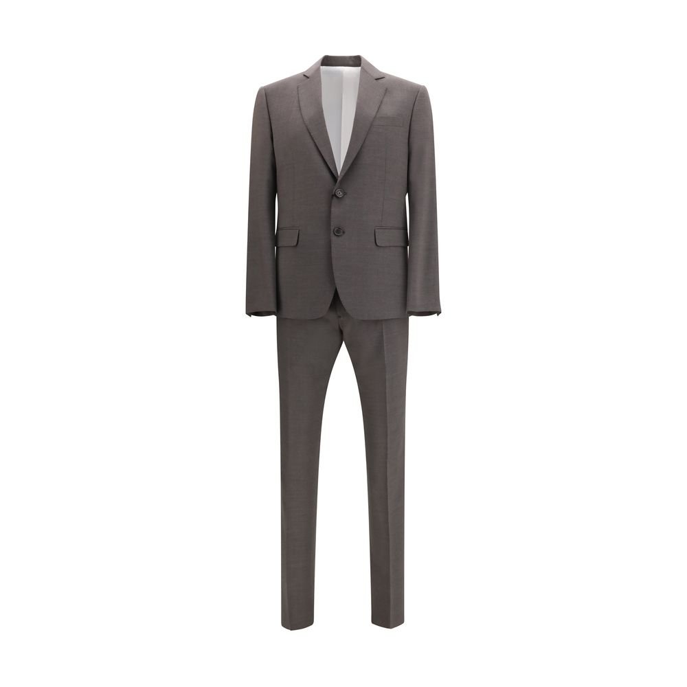 10446153.jpeg Dsquared² Gray Fleece Wool Two-Piece Suit - Image 1