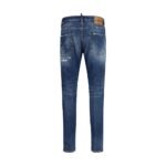 Dsquared² Blue Cotton Slim Fit Jeans - Image 2