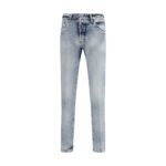Dsquared² Blue Cotton Straight-Leg Jeans