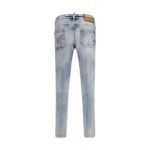 Dsquared² Blue Cotton Straight-Leg Jeans - Image 2