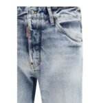Dsquared² Blue Cotton Straight-Leg Jeans - Image 3
