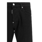Dsquared² Black Cotton Slim Fit Jeans - Image 3