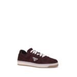 Sneakers Prada Bordeaux din Piele - imagine 2