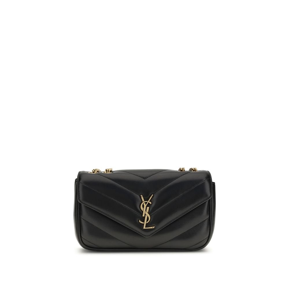 10447471.jpeg Saint Laurent Black Lamb Ovis Aries Aries Shoulder Bag - Image 1