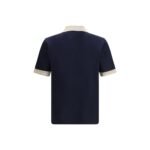 Ferragamo Blue Cotton Polo Shirt - Image 2