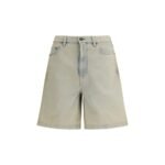 Golden Goose Blue Cotton Bermuda Shorts