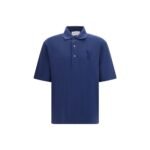 Ami Paris Blue Cotton Polo Shirt