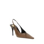 Saint Laurent Brown Lamb Ovis Aries Aries High Heel Pumps - Image 2
