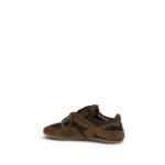 Miu Miu Brown Calf Leather Bos Taurus Athletic Sneakers - Image 3