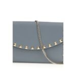 Valentino Garavani Blue Calf Leather Bos Taurus Wallet - Image 3