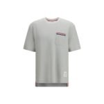 Thom Browne Gray Cotton T-Shirt