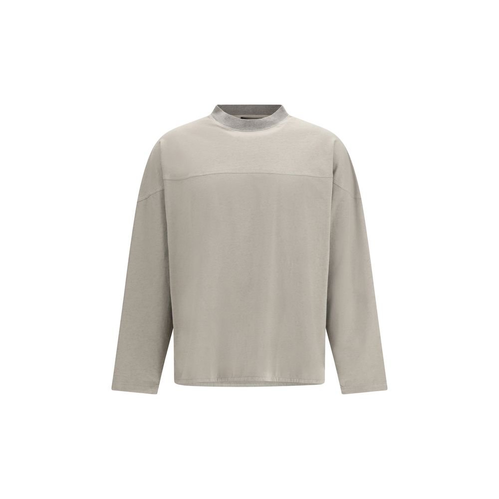 10450142.jpeg Jacquemus Gray Cotton Long Sleeve T-Shirt - Image 1