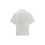 Prada White Cotton Pattern Shirt - Image 2