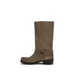 Golden Goose Beige Calf Leather Bos Taurus Lace-Up Boots - Image 3