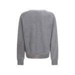 Ami Paris Gray Merino Wool Cardigan - Image 2