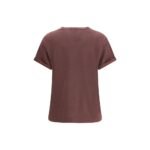 Brunello Cucinelli Bordeaux Nylon T-Shirt - Image 2