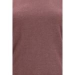 Brunello Cucinelli Bordeaux Cashmere T-Shirt - Image 3