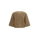Brunello Cucinelli Beige Silk Sweatshirt - Image 2