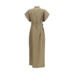 Brunello Cucinelli Beige Cotton Casual Dress - Image 2