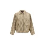 Gucci Beige Cotton Bomber