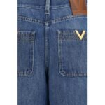 Valentino Blue Cotton Jeans Denim - Image 3