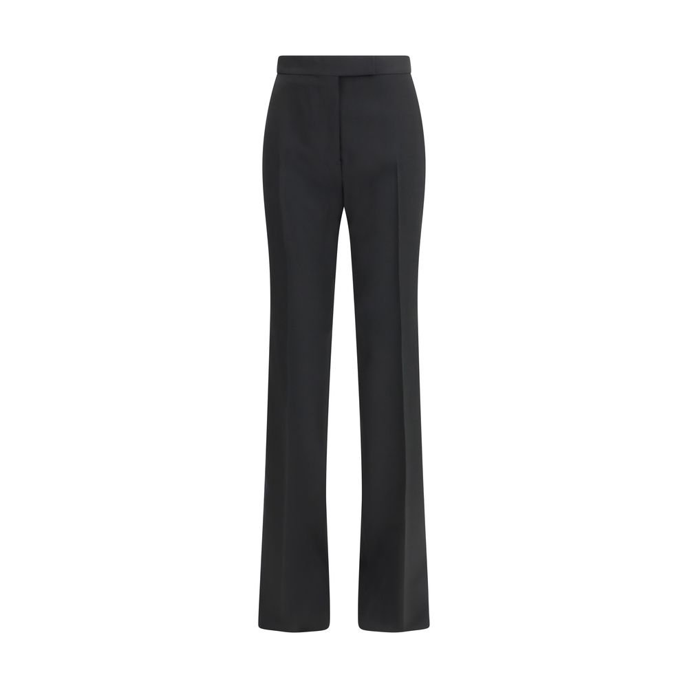 10453951.jpeg Tom Ford Black Fleece Wool Dress Pants - Image 1