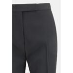 Tom Ford Black Fleece Wool Dress Pants - Image 3