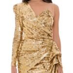 Elisabetta Franchi Bicolor Polyamide Short Dress