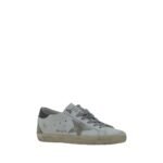 Golden Goose White Calf Leather Bos Taurus Low Top Sneakers - Image 2