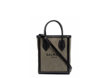 Geantă Balmain Bicolor din Bumbac