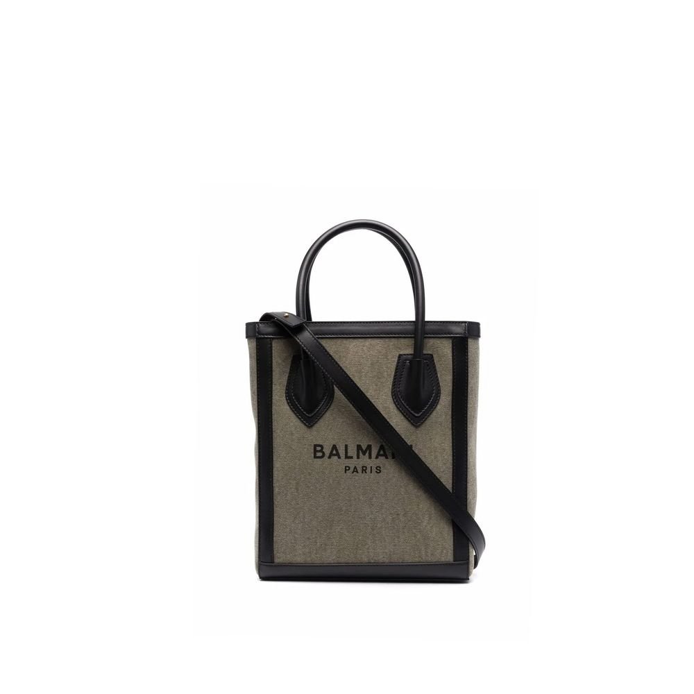 10460716.jpeg Balmain Bicolor Cotton Tote Bag - Image 1