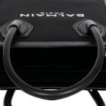 Balmain Black Cotton Tote Bag - Image 3