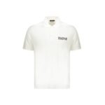 Balmain White Cotton Polo Shirt
