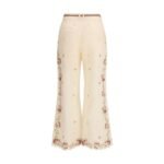 Zimmermann Beige Cotton Flared Pants - Image 2