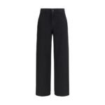 The Row Black Linen Jeans Denim