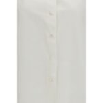 Cămașă The Row Albă din Bumbac - imagine 3