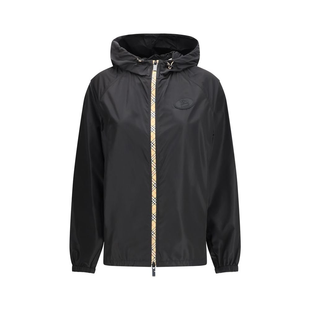 10462147.jpeg Burberry Black Polyamide Coat - Image 1