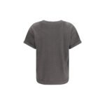 Tricou Brunello Cucinelli Gri din Cașmir - imagine 2