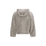 Brunello Cucinelli Beige Linen Hoodie - Image 2